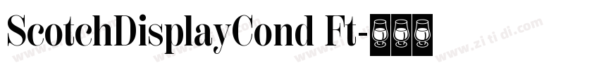 ScotchDisplayCond Ft字体转换